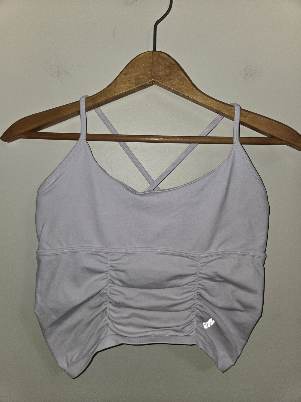 Free People FP Movement Good Karma Ruched Crop Tank Women’s M/L NWOT Yoga Run